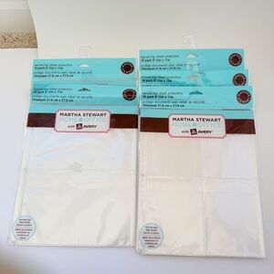 New Martha Stewart Avery Home Office Sheet Protector Bundle in Original Package!